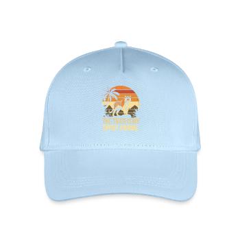 Der Tiger Ist Mein Spirit Animal - Kinder Bio Basecap - Hellblau - Vorne