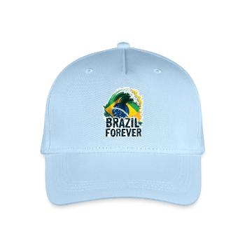 BRASILIEN - Organic Kids’ Baseball Cap - light blue - Front