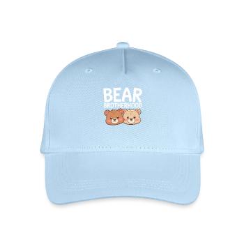 Bären Gruppen Design Bären Brotherhood - Kinder Bio Basecap - Hellblau - Vorne