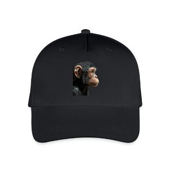 Monkey - Organic Kids’ Baseball Cap - black - Front