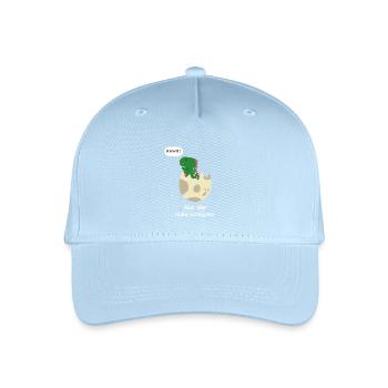 Slip out of the shell - Organic Kids’ Baseball Cap - light blue - Front