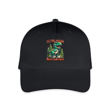 Paléontologie Faites entendre au monde votre préhistoire - Casquette de baseball bio Enfant - noir - Devant
