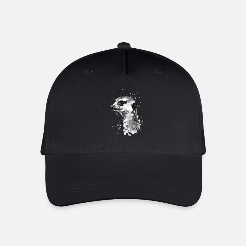 Erdmännchen - Kinder Bio Basecap - Schwarz