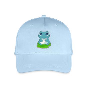 École de papier étudiante Frog - Casquette de baseball bio Enfant - bleu clair - Devant