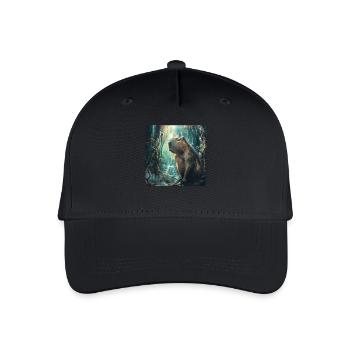 Wasserschwein - Kinder Bio Basecap - Schwarz - Vorne