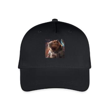 Wasserschwein - Kinder Bio Basecap - Schwarz - Vorne