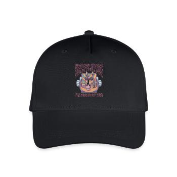 Motivational Horse with Positive Message - Kinder Bio Basecap - Schwarz - Vorne