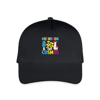 Mushroom Foraging Hunter Mushroom Cosmos - Organic Kids’ Baseball Cap - black - Front