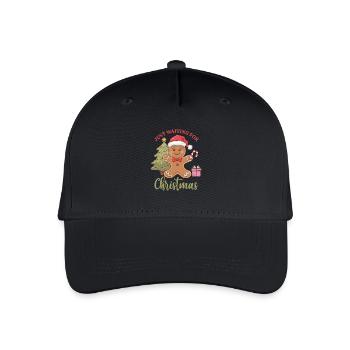 En attendant Noël - Gingerbread Joy - Casquette de baseball bio Enfant - noir - Devant
