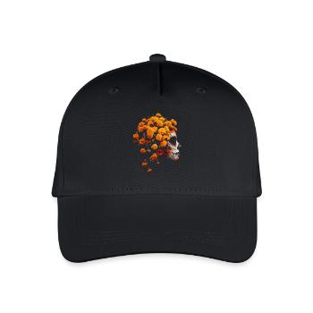 Catrina Art with Marigolds Dia de los Muertos - Organic Kids’ Baseball Cap - black - Front
