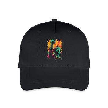 Kriegerisches Heritage Black History Month Design - Kinder Bio Basecap - Schwarz - Vorne