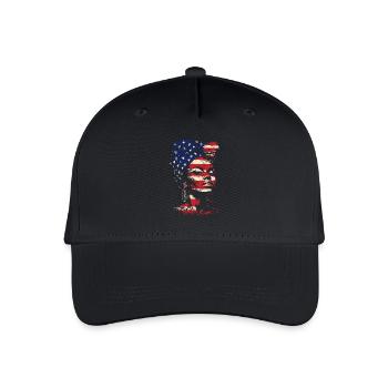 Heritage Afro Amerikanisch Black History Month - Kinder Bio Basecap - Schwarz - Vorne