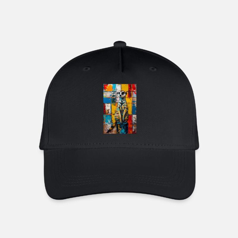 Erdmännchen - Kinder Bio Basecap - Schwarz