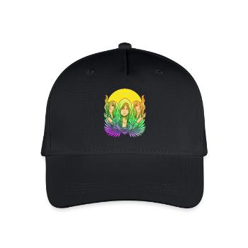 Ancient God Greek From My Head Mythology - Organic Kids’ Baseball Cap - black - Front