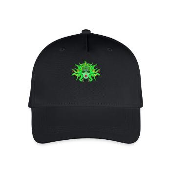 Ancient God Greek Medussa Mythology - Organic Kids’ Baseball Cap - black - Front