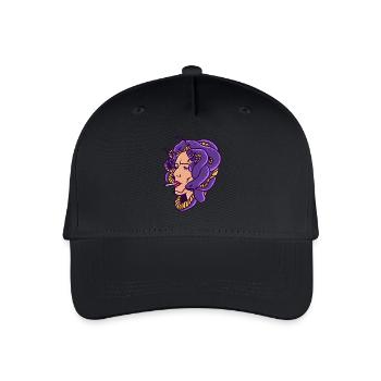 Ancient God Greek Medussa Mythology - Organic Kids’ Baseball Cap - black - Front