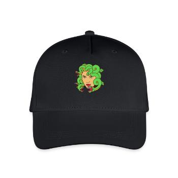 Ancient God Greek Medussa Mythology - Organic Kids’ Baseball Cap - black - Front