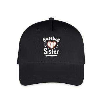Baseball Sports Baseball Player Pitcher Catcher USA - Organic Kids’ Baseball Cap - black - Front