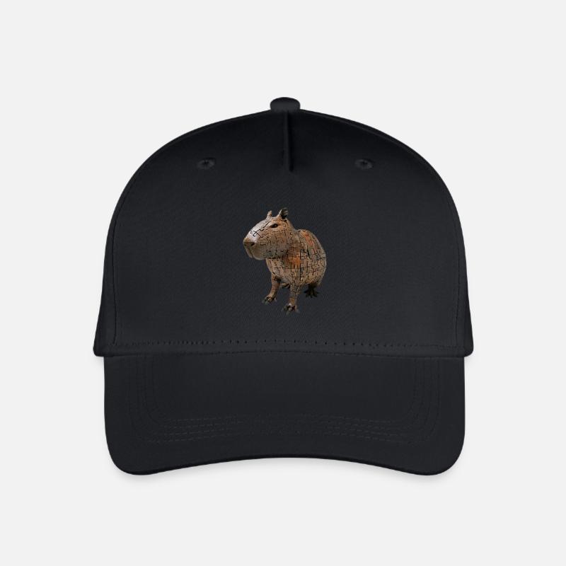 Wasserschwein - Kinder Bio Basecap - Schwarz