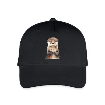 Otter - Kinder Bio Basecap - Schwarz - Vorne