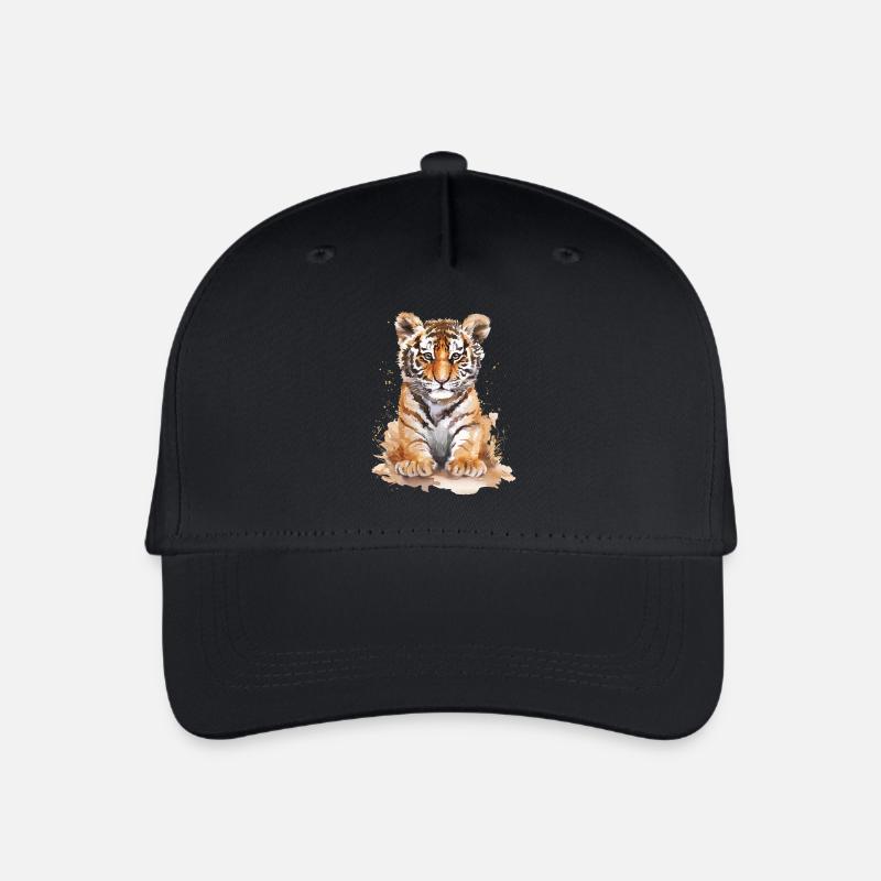 Tiger - Kinder Bio Basecap - Schwarz