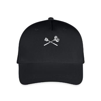 Cooking Spatula Carving Pork Food Chef - Organic Kids’ Baseball Cap - black - Front