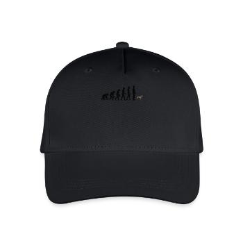 Italienischer Windspielhund - Kinder Bio Basecap - Schwarz - Vorne