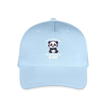 Cute Panda K-Pop Kpop Korea Music - Organic Kids’ Baseball Cap - light blue - Front