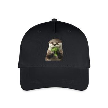 Otter - Kinder Bio Basecap - Schwarz - Vorne