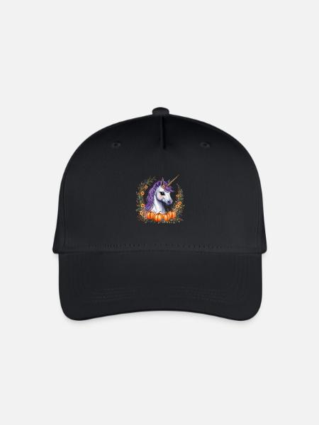 halloween pony - Organic Kids’ Baseball Cap - black