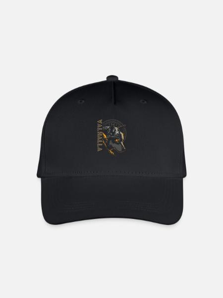 Vegvisir Runen Wolf Walhalla Wikinger Nordisch - Kinder Bio Basecap - Schwarz