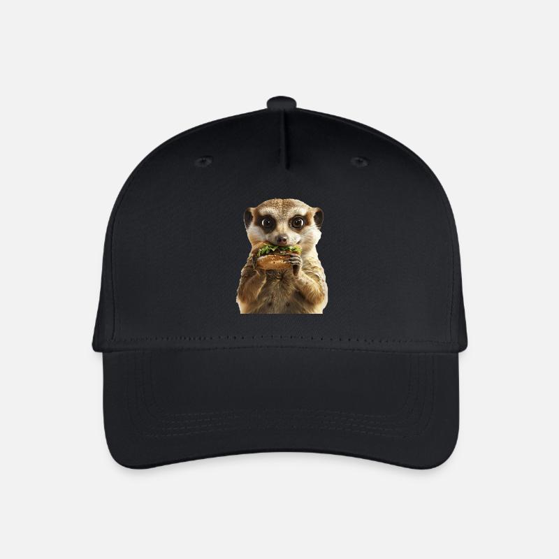 Erdmännchen - Kinder Bio Basecap - Schwarz
