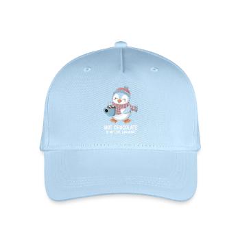 Heiße Schokolade Ist Meine Liebessprache - Kinder Bio Basecap - Hellblau - Vorne