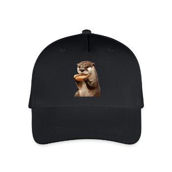 Otter - Kinder Bio Basecap - Schwarz - Vorne