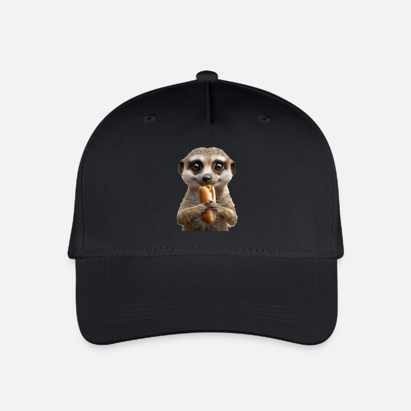 Erdmännchen - Kinder Bio Basecap - Schwarz