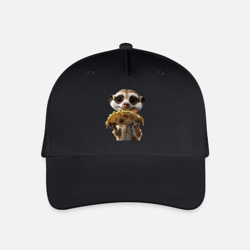 Erdmännchen - Kinder Bio Basecap - Schwarz
