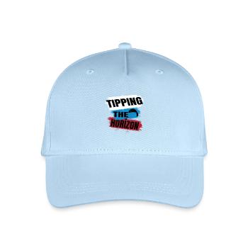 Tipping the Horizon – Gleitschirm Abenteuer - Kinder Bio Basecap - Hellblau - Vorne