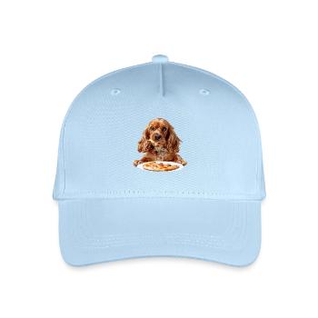 Cocker Spaniel - Casquette de baseball bio Enfant - bleu clair - Devant