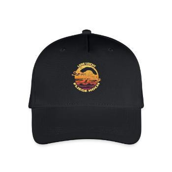 Live light, fly high - Organic Kids’ Baseball Cap - black - Front