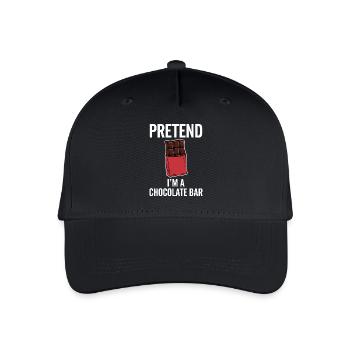Chocolate Saying Funny Chocolate Gift - Organic Kids’ Baseball Cap - black - Front