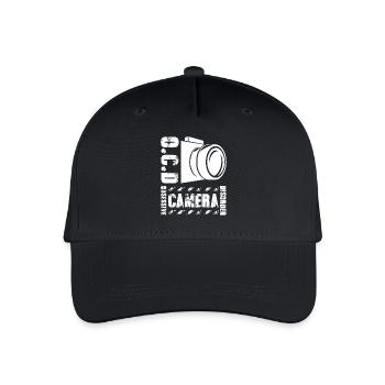 Photographer Obsessive Camera Disorder - Organic Kids’ Baseball Cap - black - Front