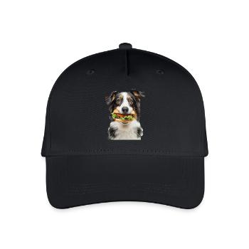 Australischer Schäferhund - Kinder Bio Basecap - Schwarz - Vorne