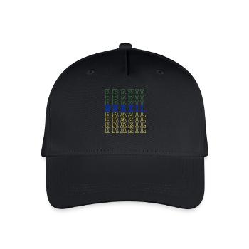 Brazil Brazil shirt Brazilian Rio de Janeirao - Organic Kids’ Baseball Cap - black - Front