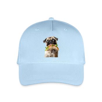 Pug - Kinder Bio Basecap - Hellblau - Vorne