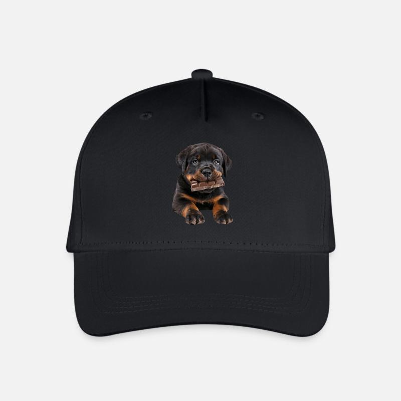 Rottweiler - Kinder Bio Basecap - Schwarz