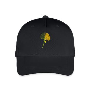 Ginkgo-Blatt-Kunst Ginkgo Leaf Art - Organic Kids’ Baseball Cap - black - Front