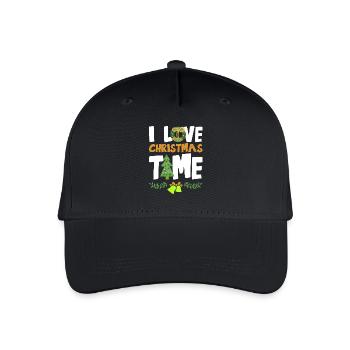 J’adore la période de Noël - Casquette de baseball bio Enfant - noir - Devant