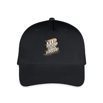 CONTINUEZ À GRANDIR - Casquette de baseball bio Enfant - noir - Devant