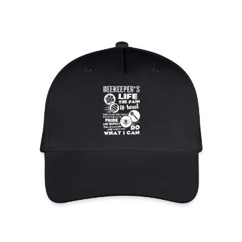 Beekeeper's Life The Pain Is Real - Organic Kids’ Baseball Cap - black - Front