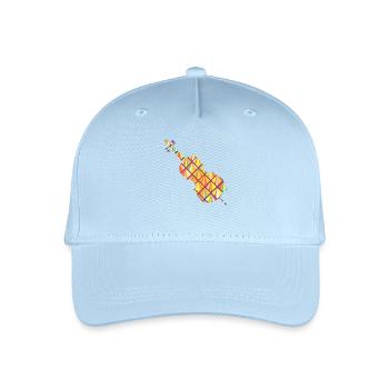 Cello Geometric - Organic Kids’ Baseball Cap - light blue - Front
